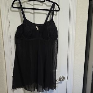 Casique Lace And Semi Sheer Babydoll Size 26/28